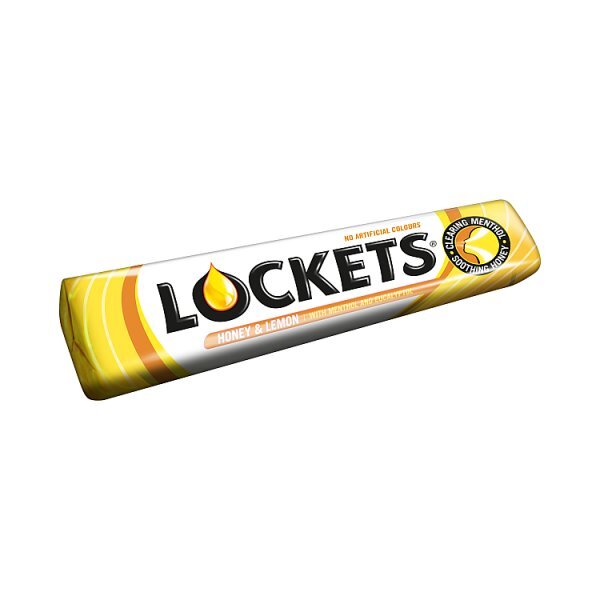 Lockets Honey & Lemon Medicated 10 Lozenges