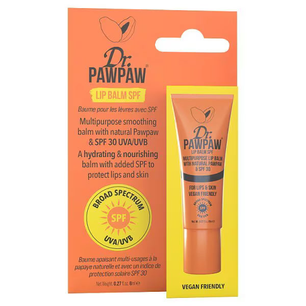 Dr PAWPAW Orange SPF20 Lip Balm 10ml - British product