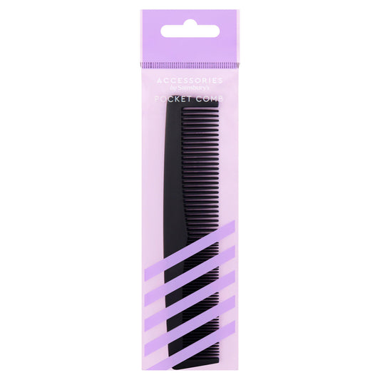 Sainsbury's Men's Pocket Comb Hair accessories Sainsburys   