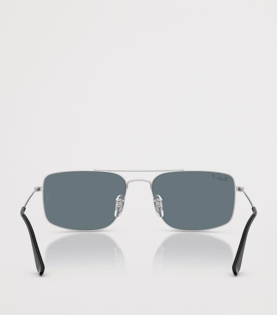 Ray-Ban Explorer Square Sonnenbrille Metallrahmen, UK-Version