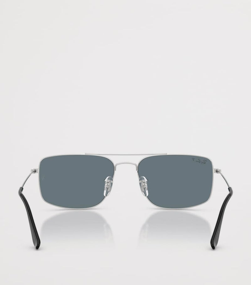 Ray-Ban Explorer Square Sonnenbrille Metallrahmen, UK-Version