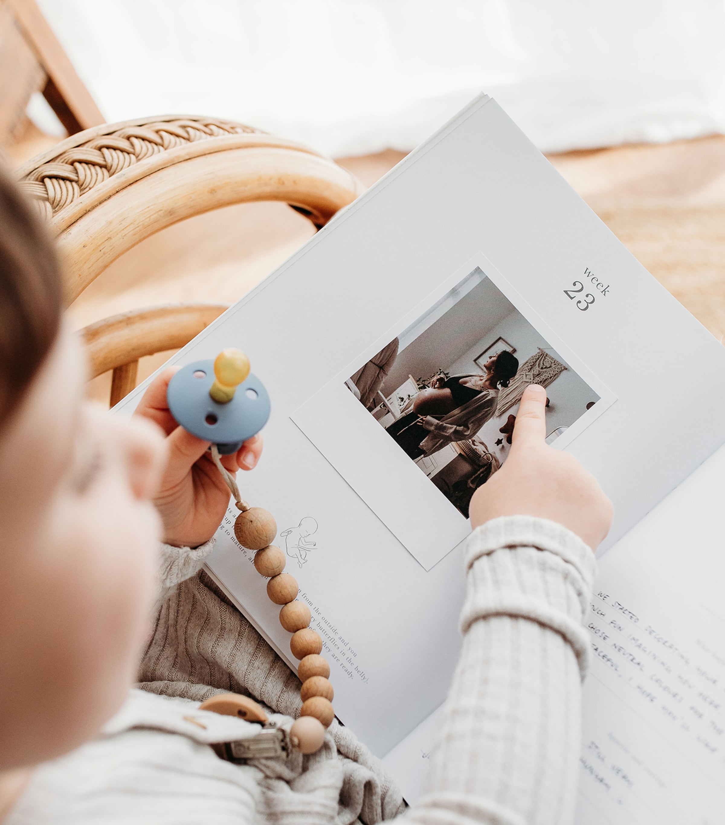 Blush and Gold Safari My Pregnancy Journal - British product