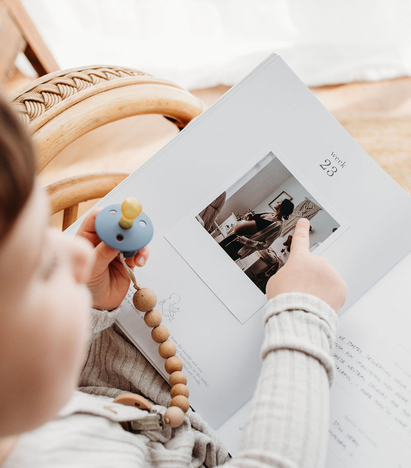 Blush and Gold Safari My Pregnancy Journal - British product