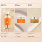 Ren Radiance Glow Heroes Starter Kit skincare set, imported from the UK