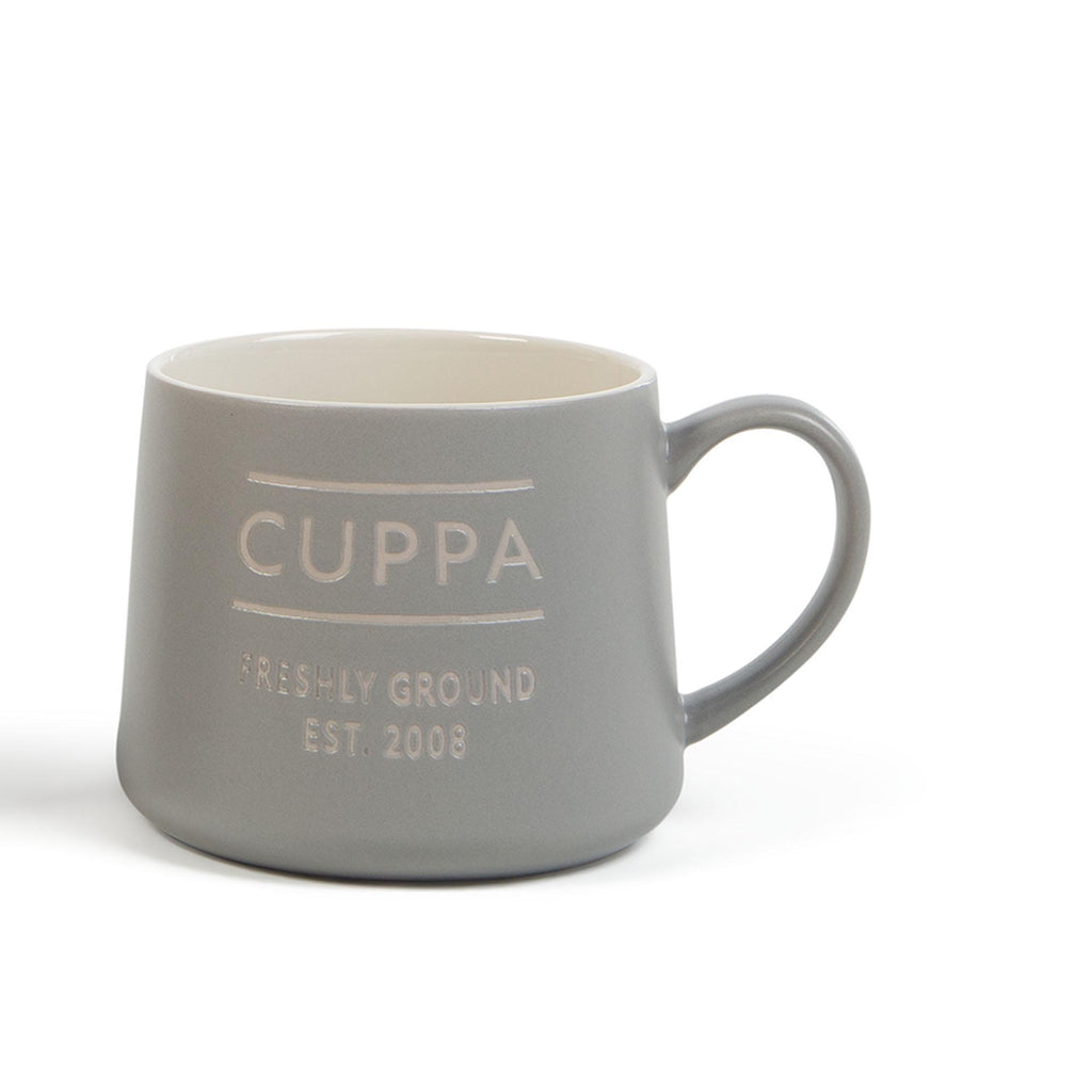 Habitat Industrial Pale Grey Cuppa Mug