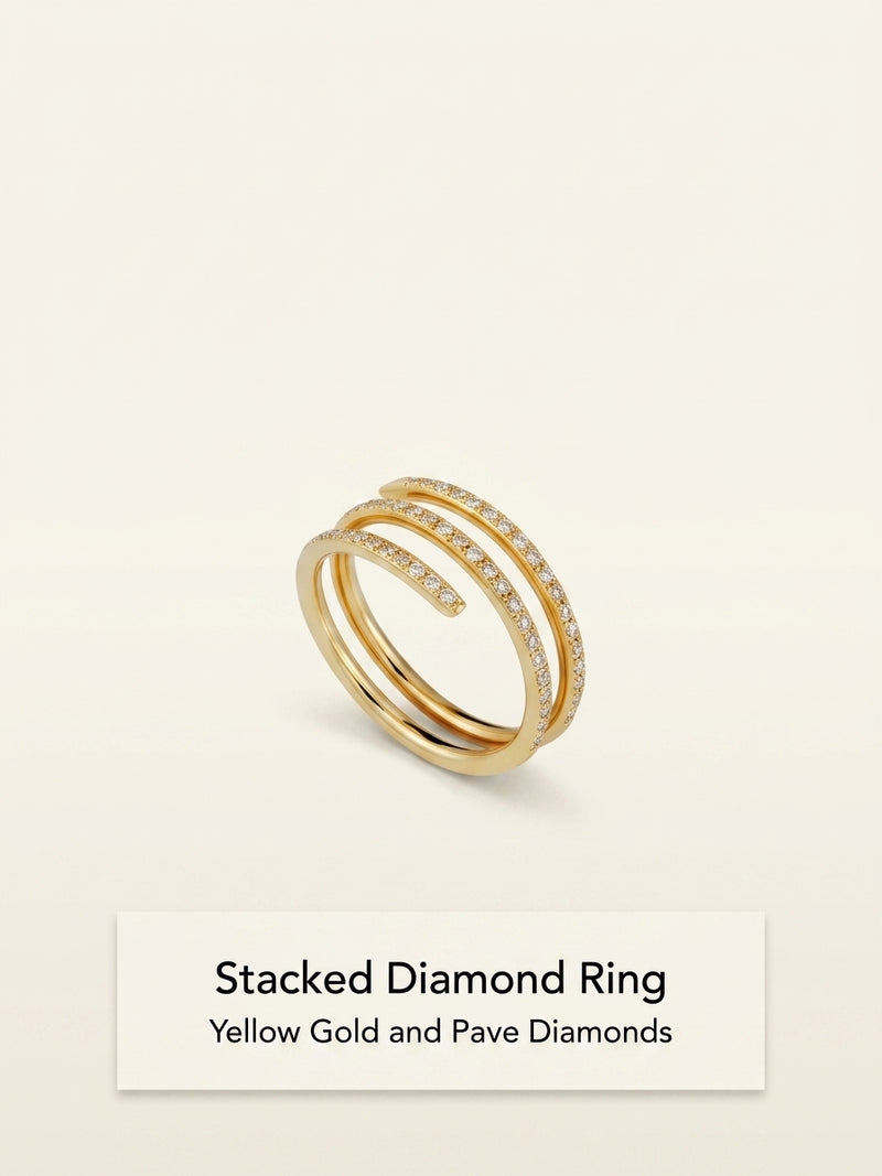 Cartier diamond ring with 18ct yellow gold, UK version