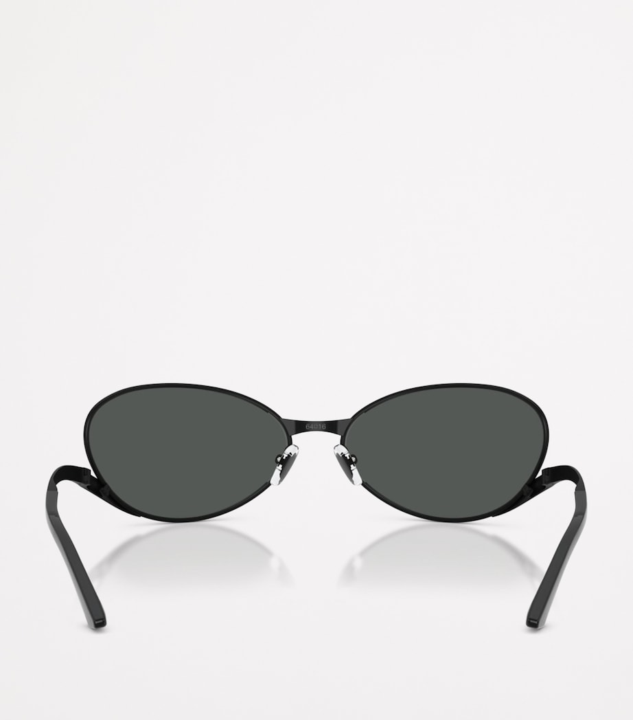 Versace oval sunglasses model 0VE2285 metal frame (British brand)