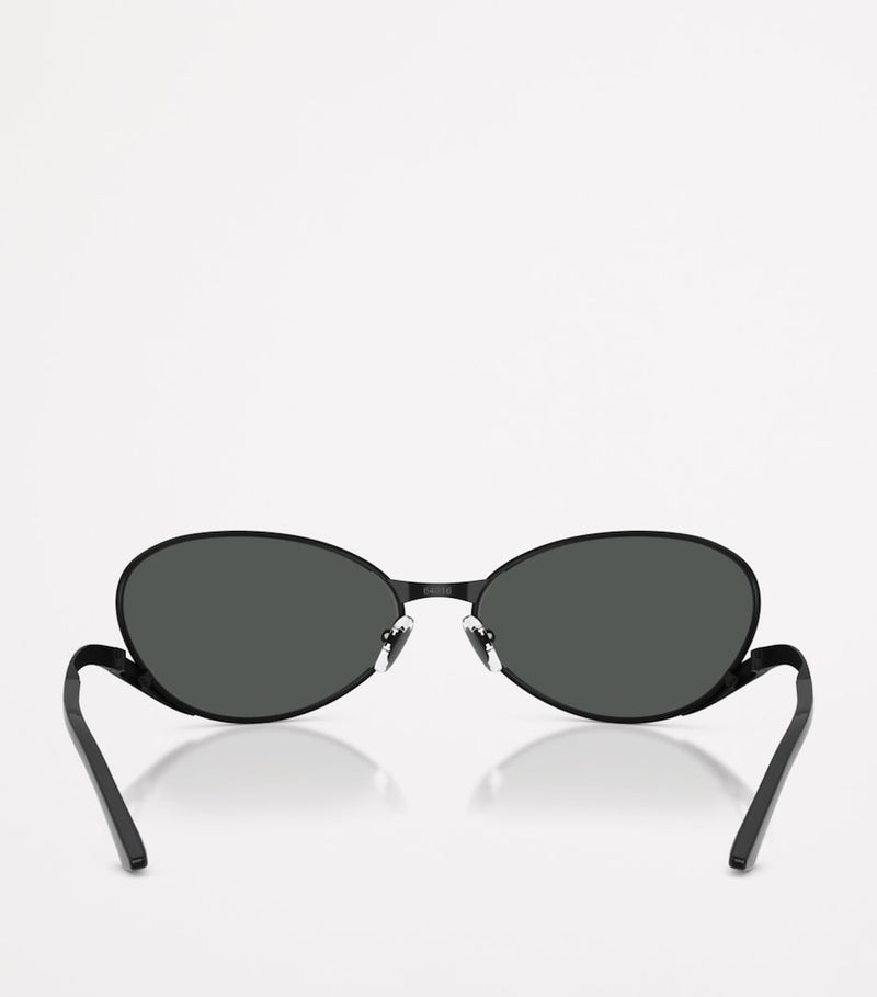 Versace oval sunglasses model 0VE2285 metal frame (British brand)