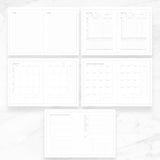 Myga undated fitness journal 156x200mm (British brand)