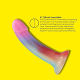 Mina iridescent silicone dildo 6 inch (British brand)