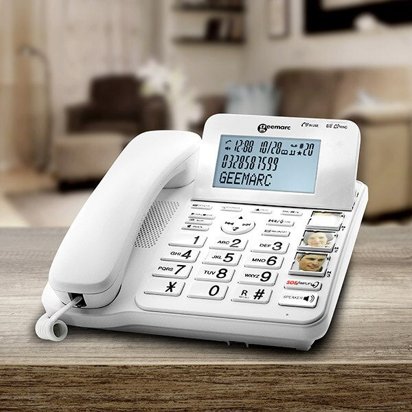 Geemarc Cl595 - Corded Telephone GOODS Superdrug   