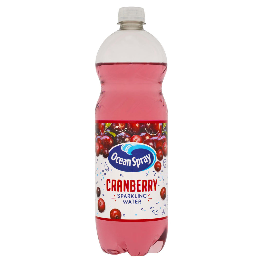 Ocean Spray Sparkling Water Cranberry 1L