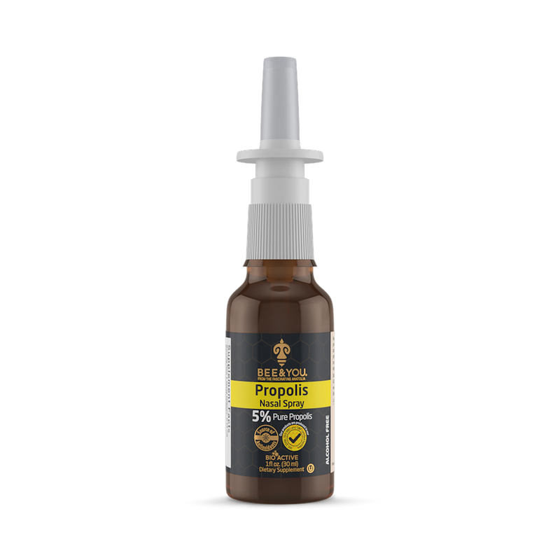 BEE&YOU Propolis Raw Honey Nasal Spray 30ml, imported from the UK