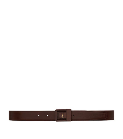 Harrods Saint Laurent Calfskin Boucle LA 66 Belt- Buy online at McGrocer