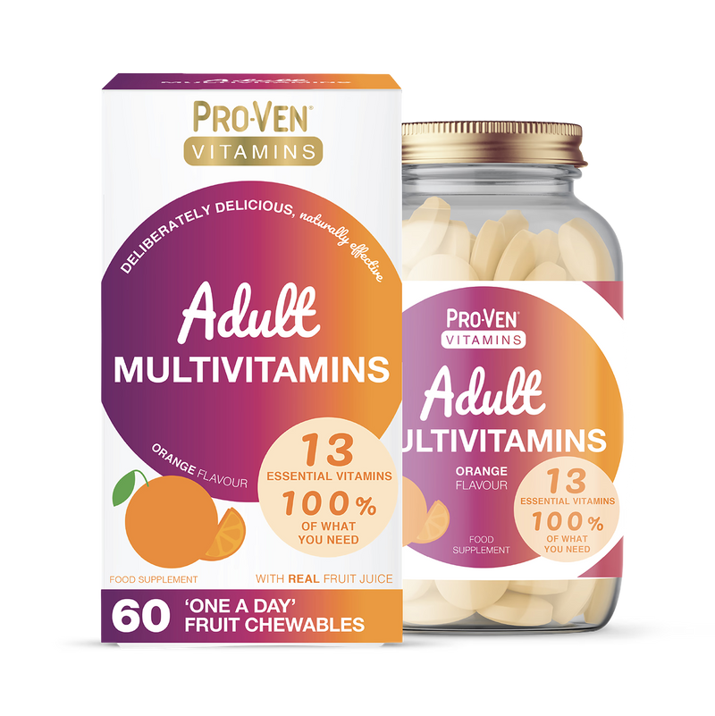 Pro-Ven multivitamins chewable tablets 60 count - British product