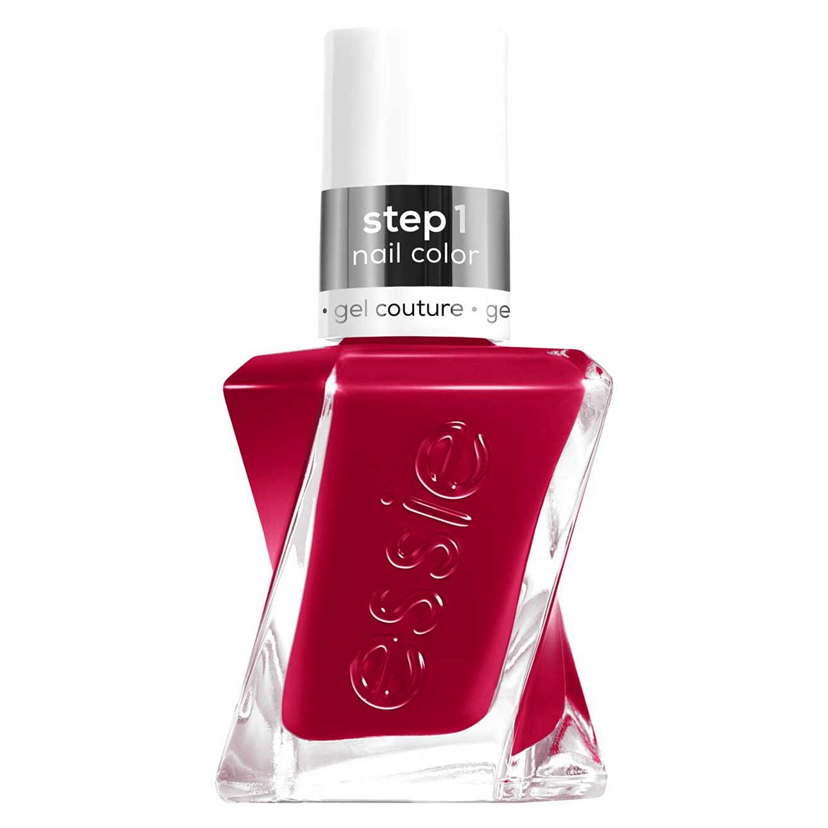 Essie Gel Couture 541 Chevron Trend Deep Magenta Red Colour, Longlasting High Shine Nail Polish 13.5ml GOODS Boots   