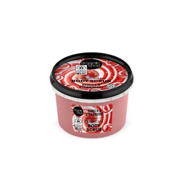 Organic Shop Candy Cane Body Scrub 250ml GOODS Superdrug   