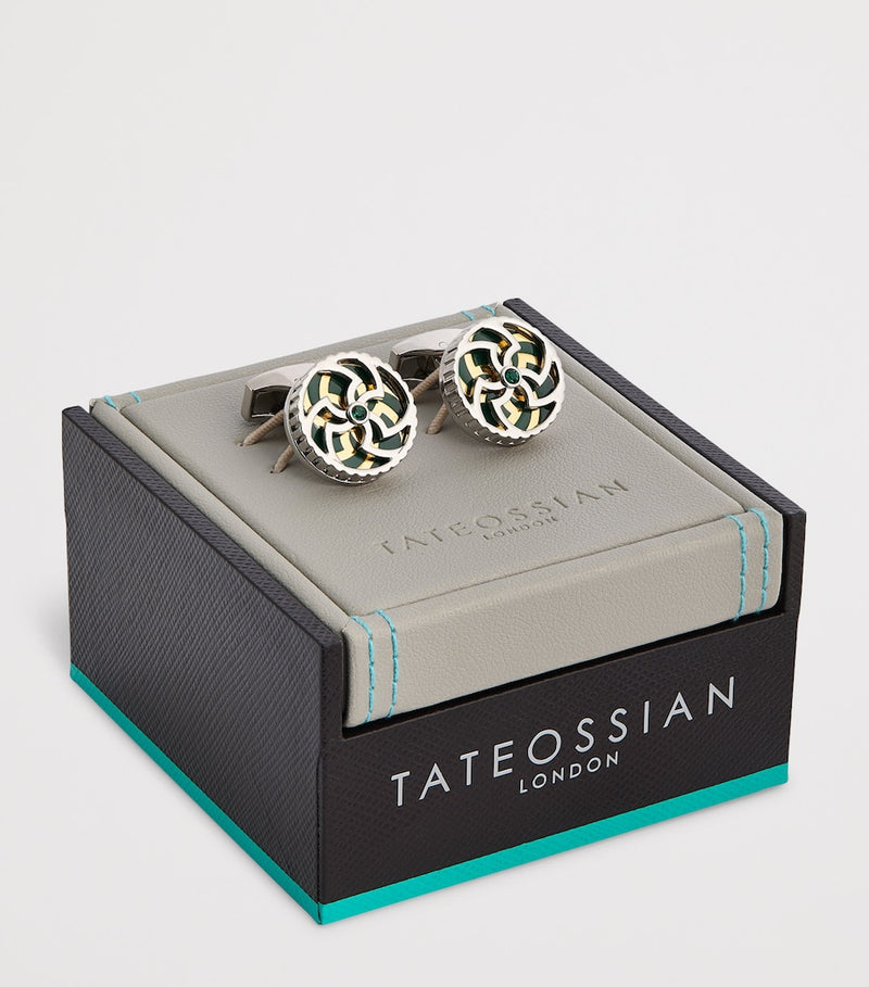 Tateossian Trinity cufflinks, UK version