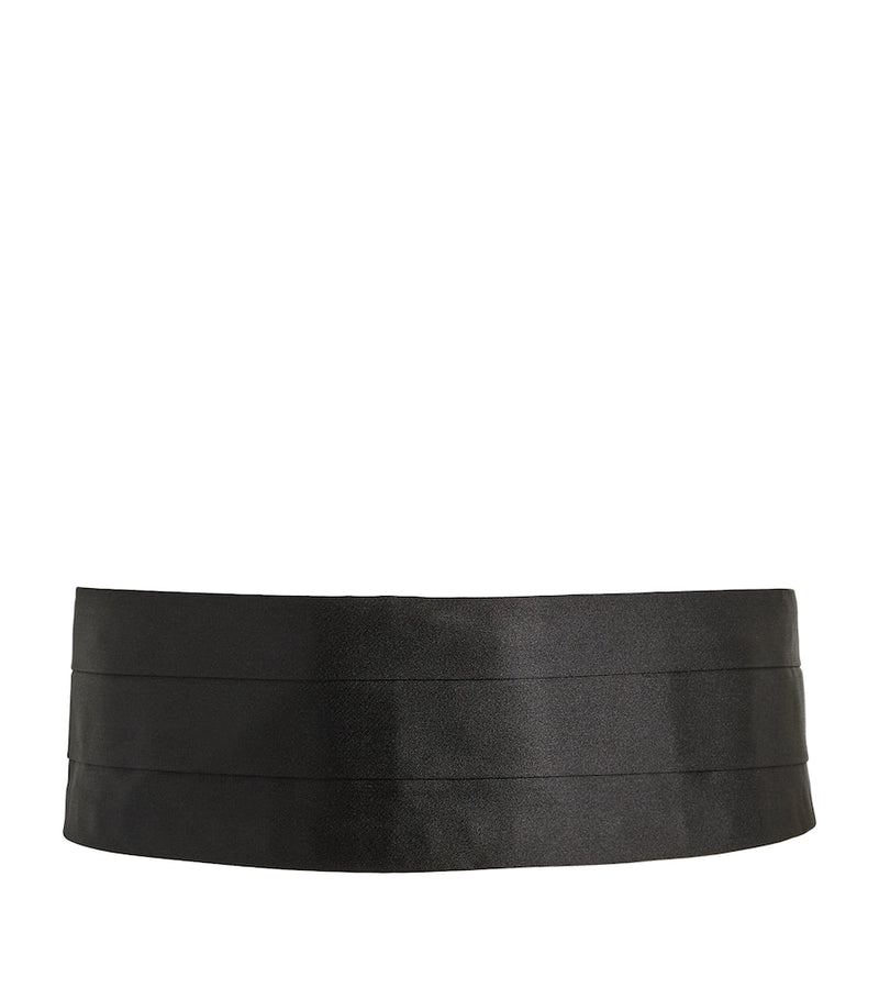 Canali silk cummerbund formal accessory, UK version