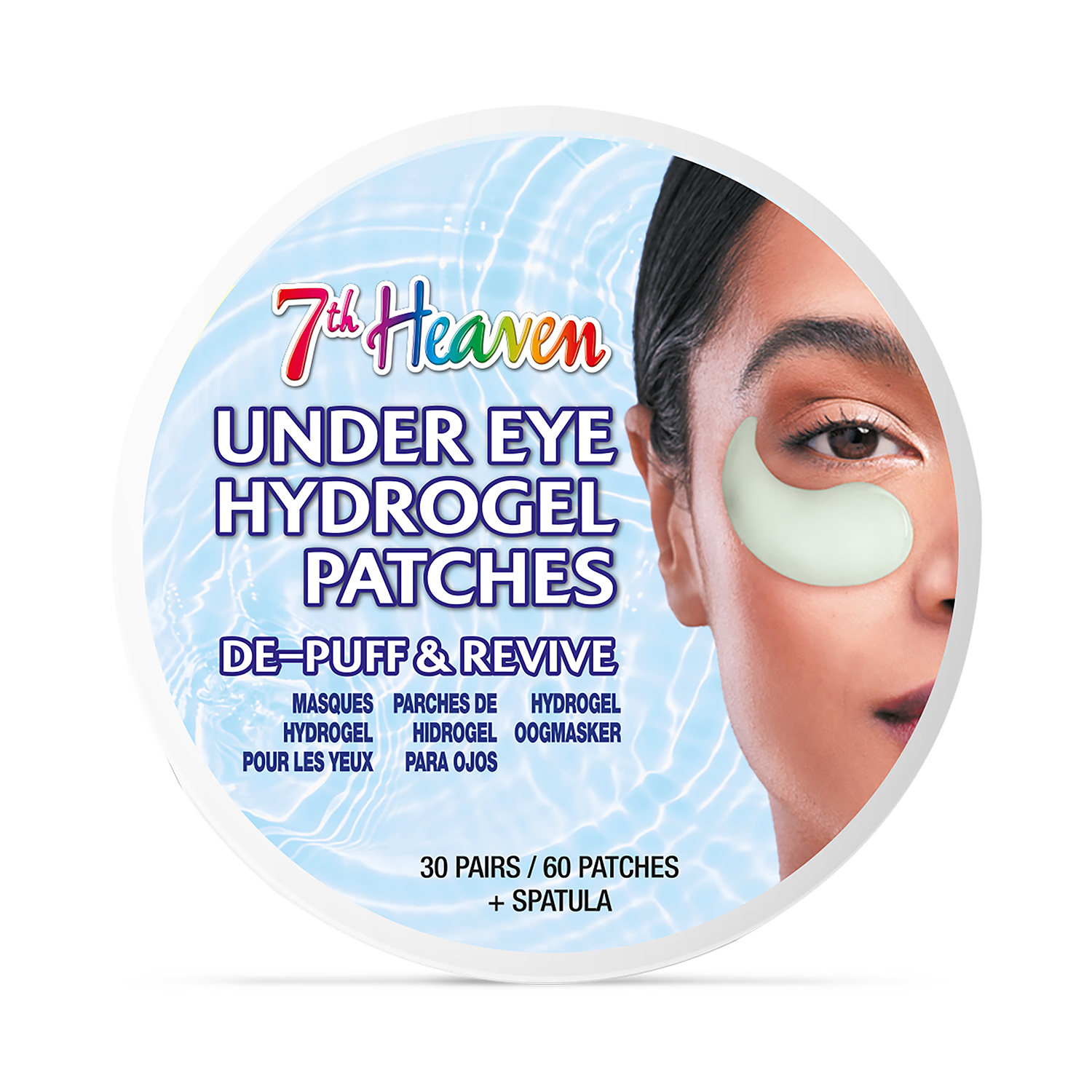 7th Heaven Hydrogel under eye patches 30 pairs jar (British brand)