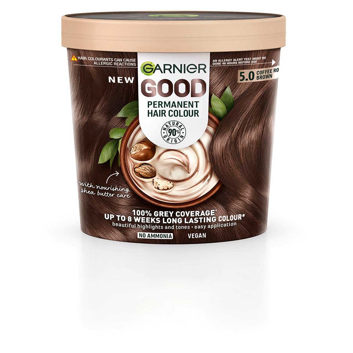 Garnier GOOD Permanent Hair Dye 5.0 Coffee Roast Brown GOODS Boots   