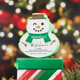 Spongellé holiday snowman body buffer winter jasmine (British brand)