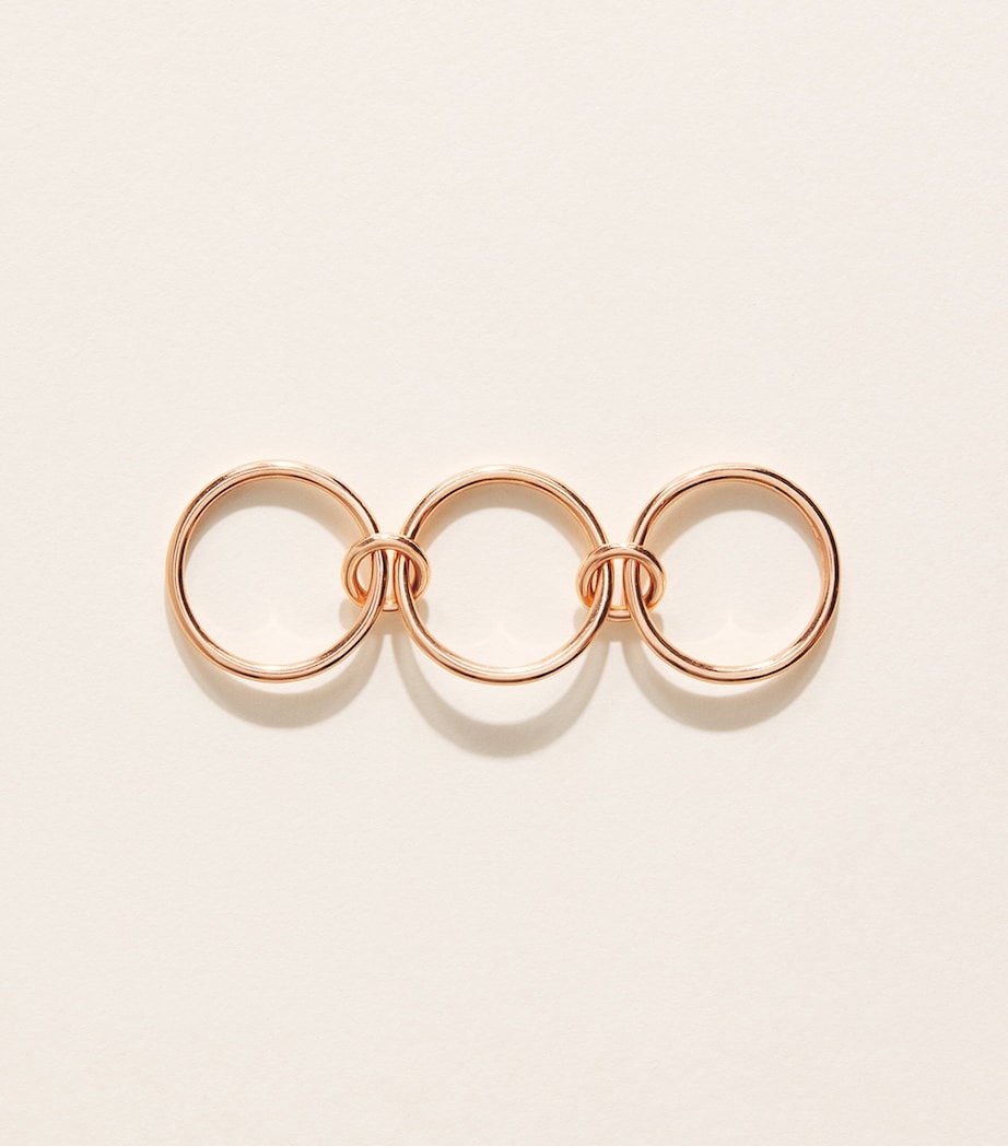 Spinelli Kilcollin Solarium ring 18k rose gold, imported from the UK