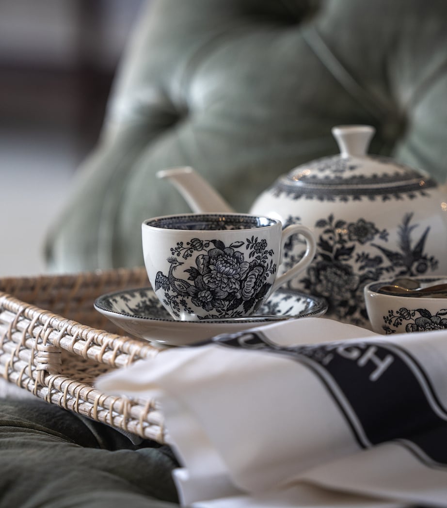 Burleigh Asiatic Pheasants teacup and saucer set (British brand)