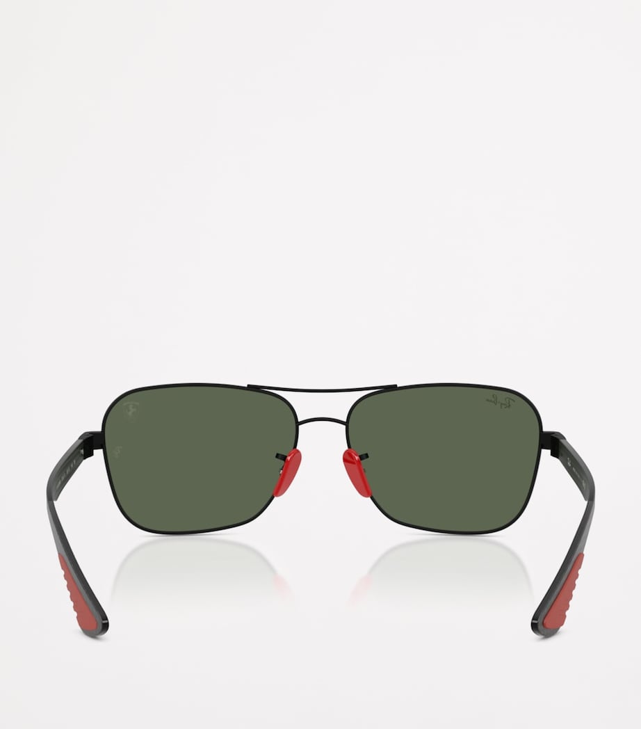 Ray-Ban x Scuderia Ferrari RB8336M square sunglasses, imported from the UK