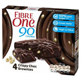 Fibre One 90 kalóriás ropogós csokis brownie 4 x 24 g
