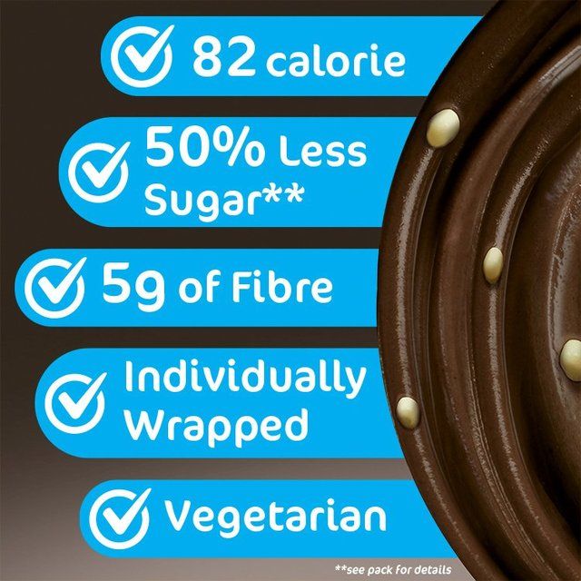 Fibre One 90 Calorie Crispy Choc Brownies Snack Bars   5 x 24g