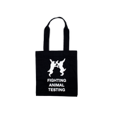 re-wrap Fighting Animal Testing tote bag organic cotton (British brand)