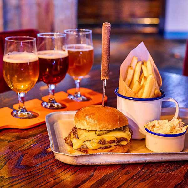 Find Me a Gift Gourmet Burger Meal & Craft Beer for 2 Gift