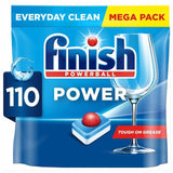 Finish Power Dishwasher Tablets   110 per pack