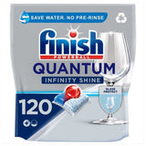 Finish Quantum Infinity Shine Regular Dishwasher Tablets   120 per pack