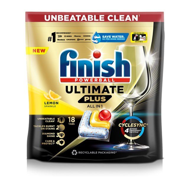 Finish Ultimate Plus All In One   18 per pack