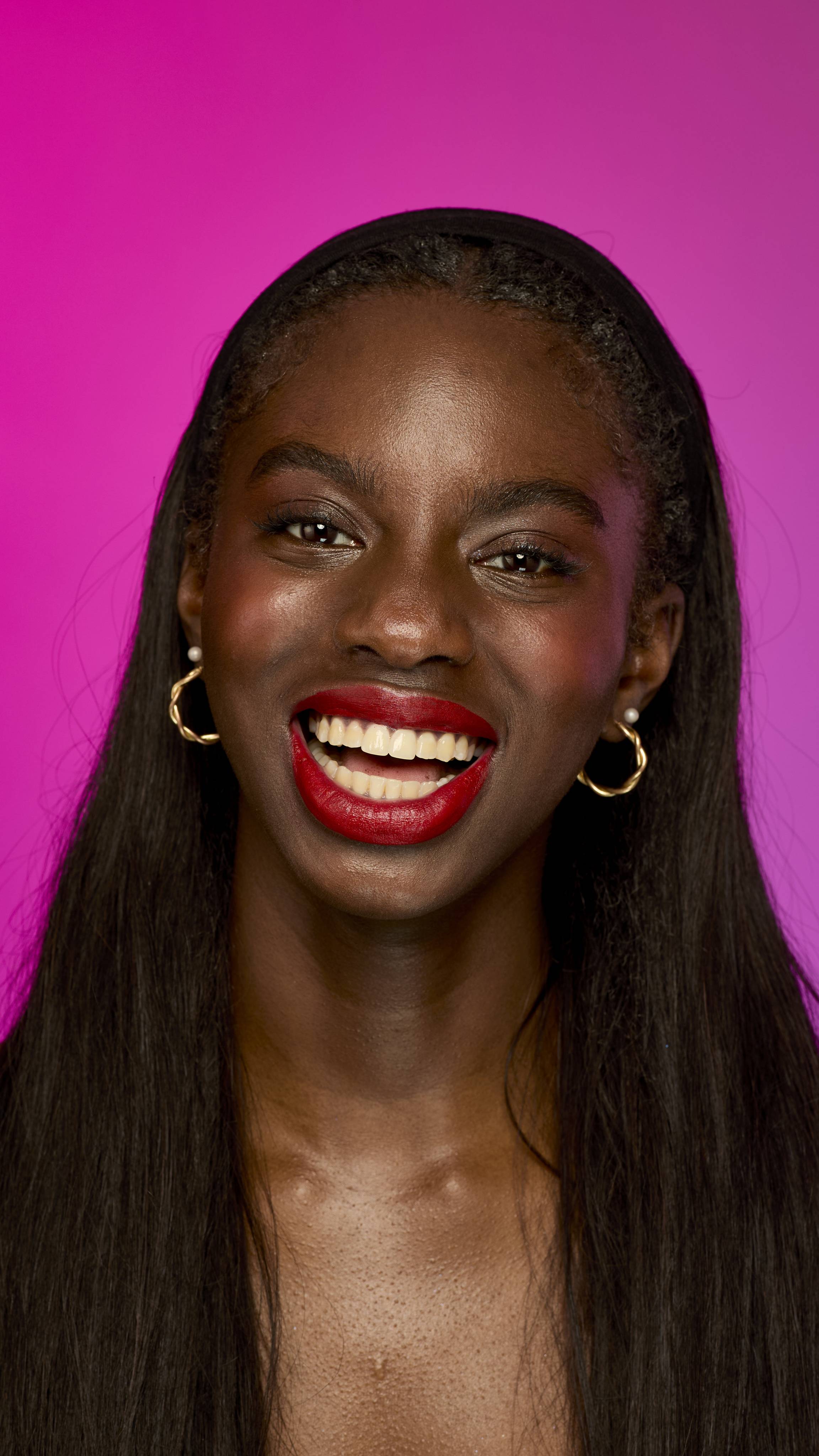 Lush Firecracker lipstick red shade with dewy finish, imported from the UK