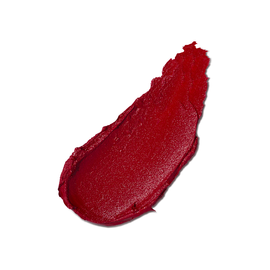 Lush Firecracker lipstick red shade with dewy finish, imported from the UK