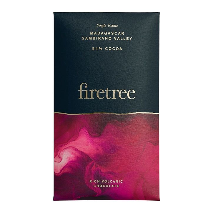 Firetree Madagascar, Sambirano Valley 84% Cocoa Bar 65g