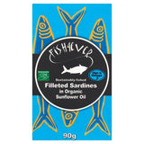 Fish 4 Ever Filleted sardines in organic sunflower oil Default Title