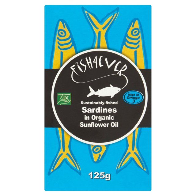 Fish 4 Ever Whole Sardines in Organic Sunflower Oil Default Title