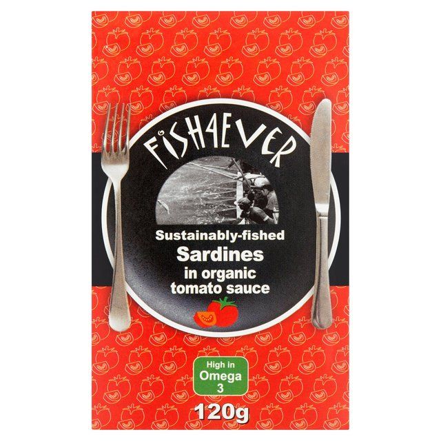 Fish 4 Ever Whole Sardines in Organic Tomato Sauce