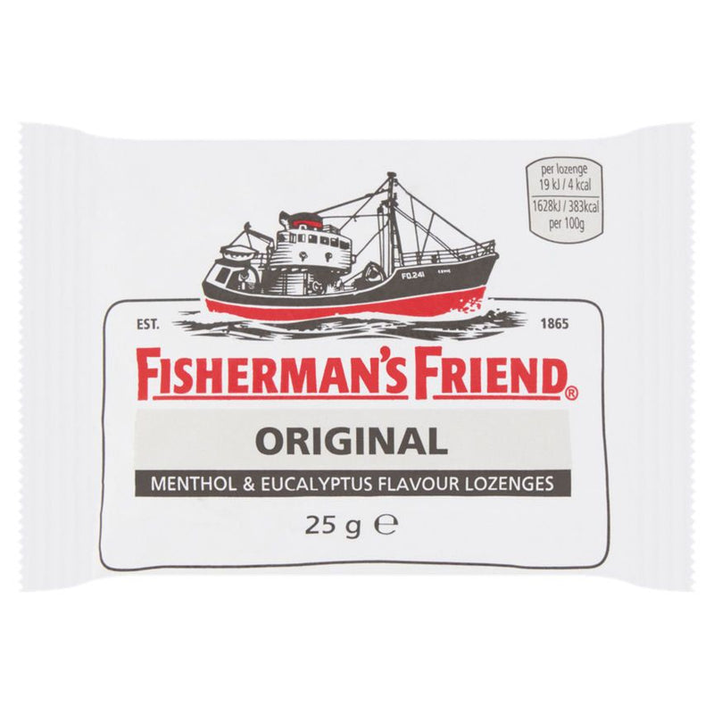 Fishermans Friend Original Menthol &amp;amp; Eucalyptus Flavour Lozenges 25g