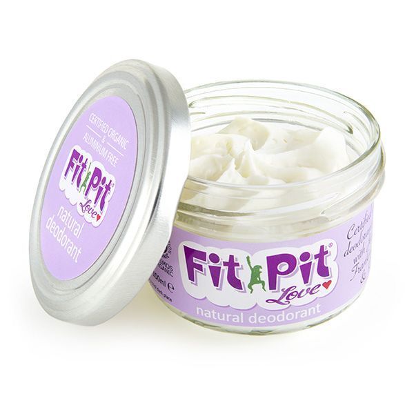 Fit Pit Natural Deodorant Jasmine & Rose Organic 100ml