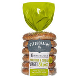 Fitzgeralds 6 Multiseed &amp;amp; Cereal Sliced Bagel Thins   6 per pack