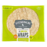 Fitzgeralds Large Wholemeal Wraps   6 per pack