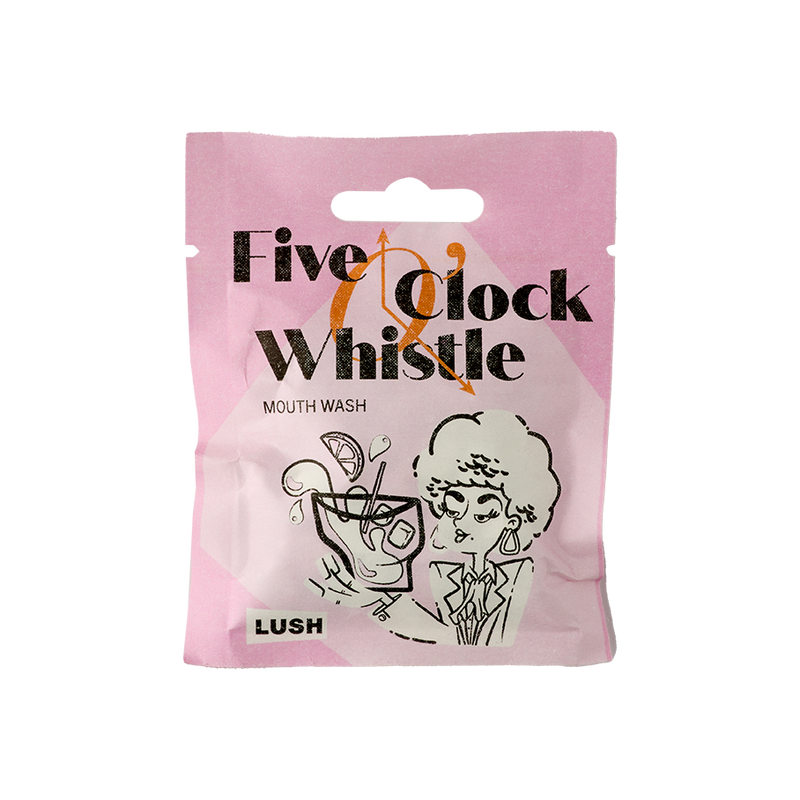 Lush Five O'Clock Whistle mouthwash tablets - British product