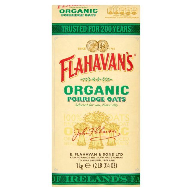 Flahavan's Organic Porridge Oats   1kg