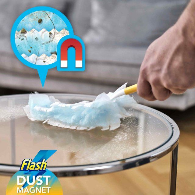 Flash Dust Magnet Duster Refills   5 per pack