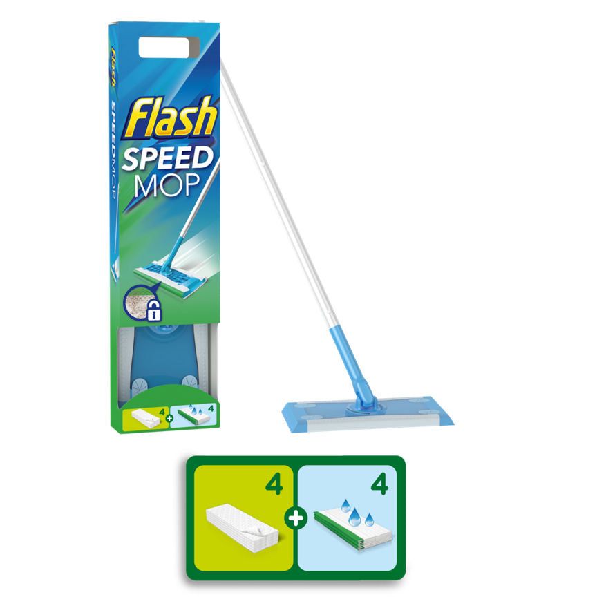 Flash Floor Cleaner Speedmop Starter Kit, Fast Easy &amp;amp; Hygienic Floor Cleaning